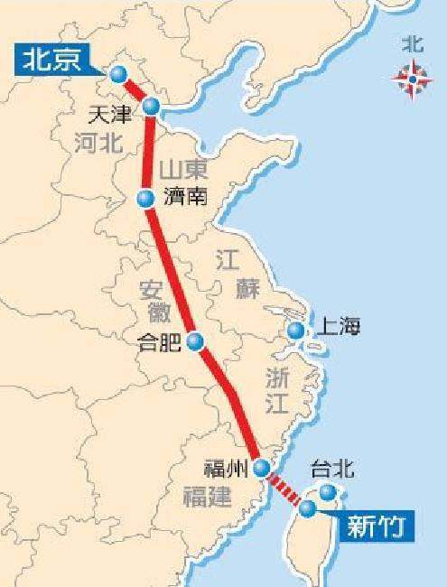 京来自台高速是从哪里到哪里?