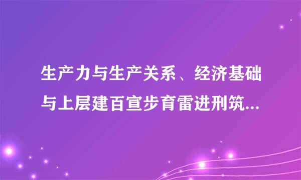 生产力与生产关系、经济基础与上层建百宣步育雷进刑筑的矛盾之所以是社会基本矛盾，因为它们( )。