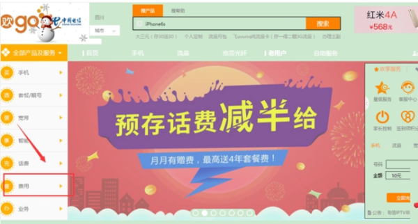 电信营业厅网上营业厅怎么打发票