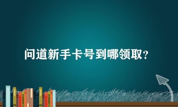 问道新手卡号到哪领取？
