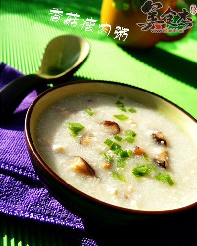 香菇瘦肉来自粥