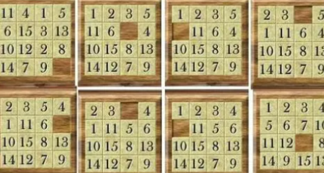 数字华容道4×4公式口诀是什么?