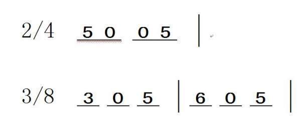 八分休止符怎么写?