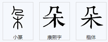朵的部首是什么偏旁