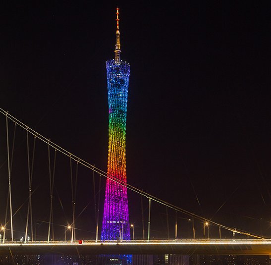 广州塔有多高，多少层