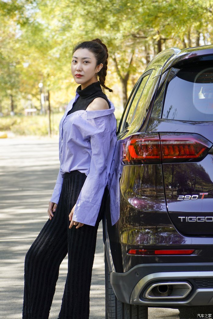 共享美好时光，媳妇来当车模记录下与瑞虎8PLUS的甜蜜瞬间