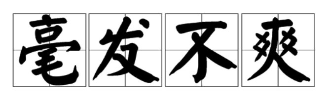 毫发不爽的意思