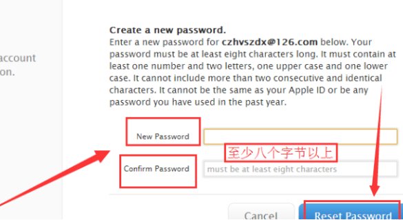 appleid.applecom/zh_cn如何重设密码？