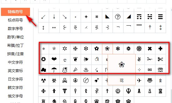 “花形”图案的符号有哪些？