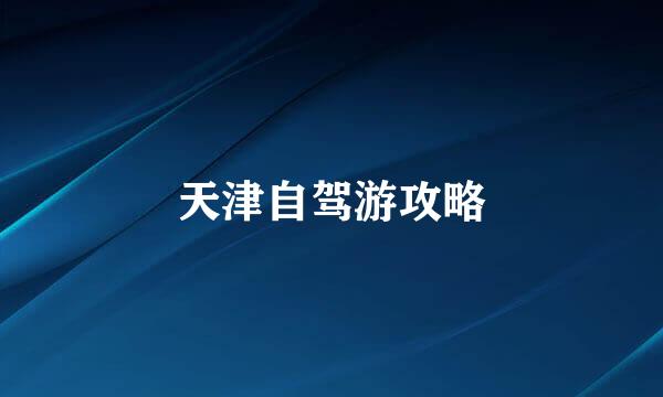 天津自驾游攻略