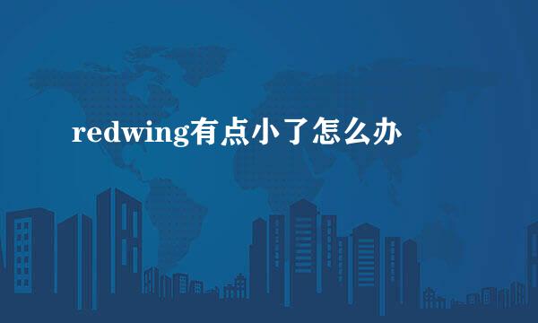 redwing有点小了怎么办