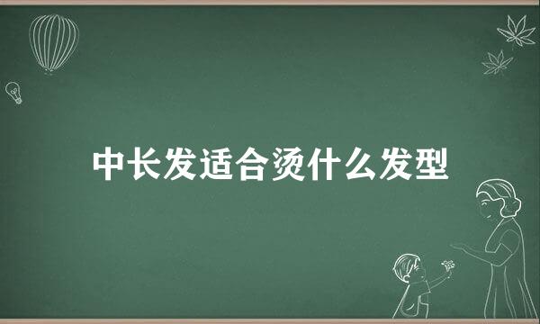 中长发适合烫什么发型