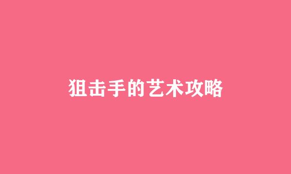 狙击手的艺术攻略