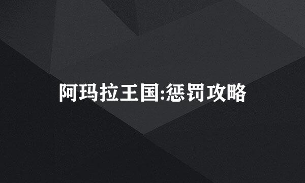 阿玛拉王国:惩罚攻略