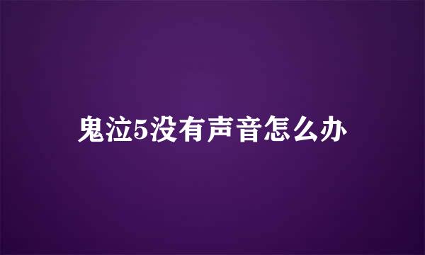 鬼泣5没有声音怎么办