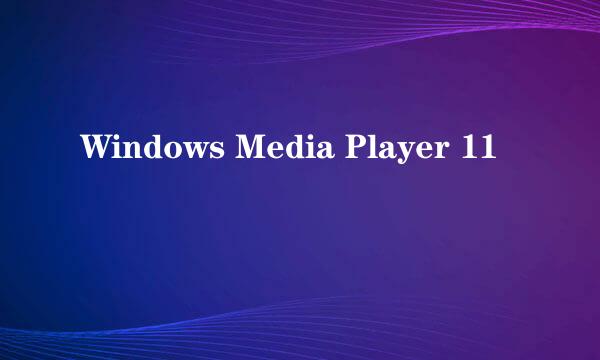 Windows Media Player 11