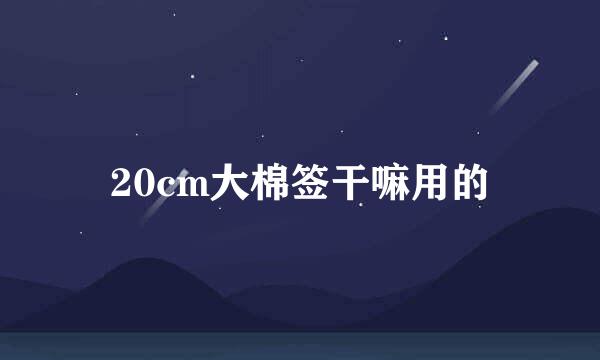 20cm大棉签干嘛用的