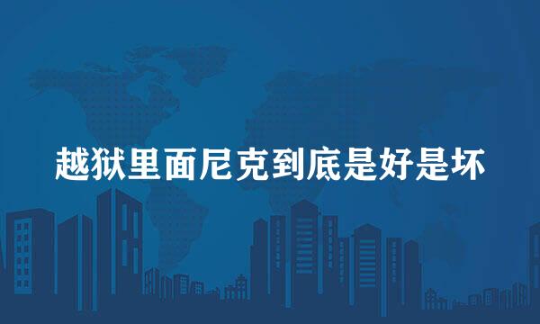 越狱里面尼克到底是好是坏