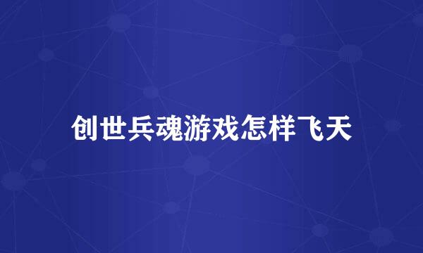 创世兵魂游戏怎样飞天