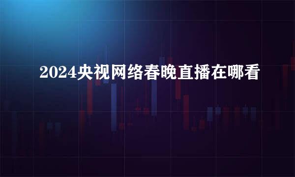 2024央视网络春晚直播在哪看