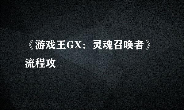 《游戏王GX：灵魂召唤者》流程攻