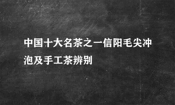 中国十大名茶之一信阳毛尖冲泡及手工茶辨别