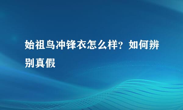 始祖鸟冲锋衣怎么样？如何辨别真假