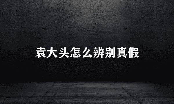 袁大头怎么辨别真假