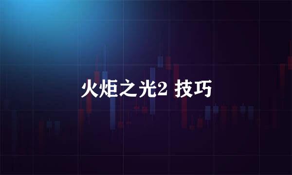 火炬之光2 技巧