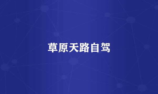 草原天路自驾