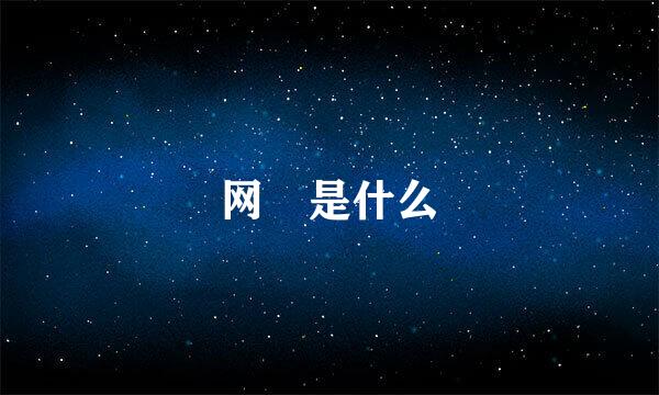 网資是什么