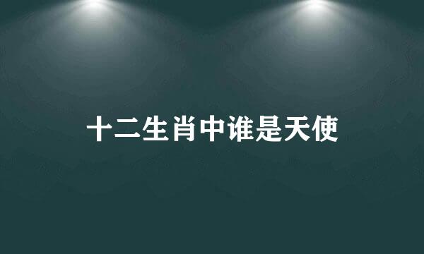 十二生肖中谁是天使
