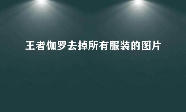 王者伽罗去掉所有服装的图片