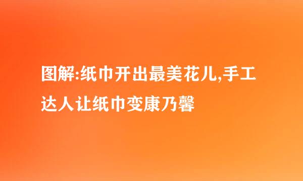 图解:纸巾开出最美花儿,手工达人让纸巾变康乃馨