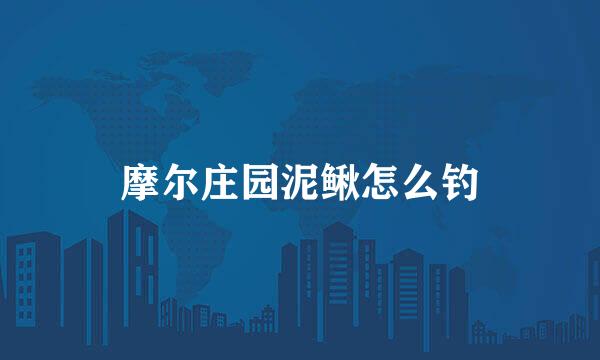 摩尔庄园泥鳅怎么钓