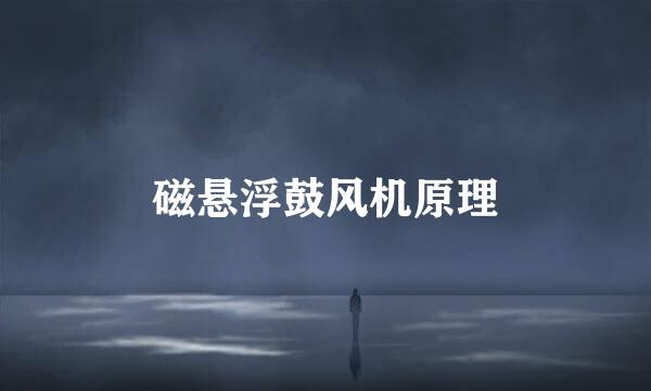 磁悬浮鼓风机原理
