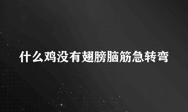 什么鸡没有翅膀脑筋急转弯