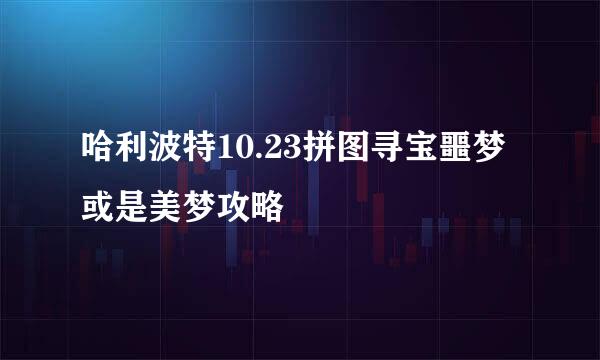 哈利波特10.23拼图寻宝噩梦或是美梦攻略