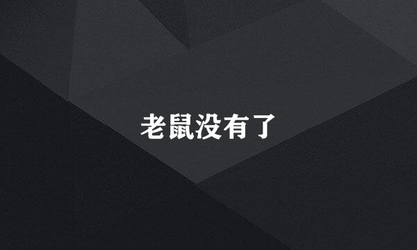 老鼠没有了