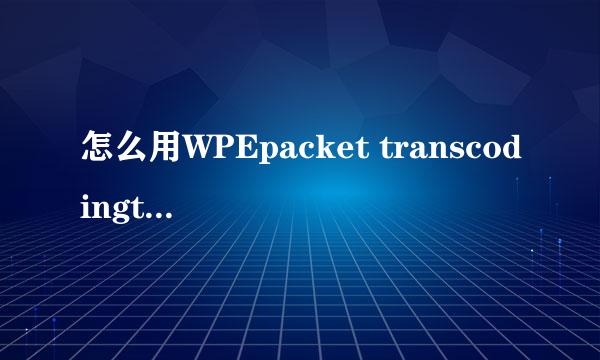 怎么用WPEpacket transcodingtool才可以刷Q币