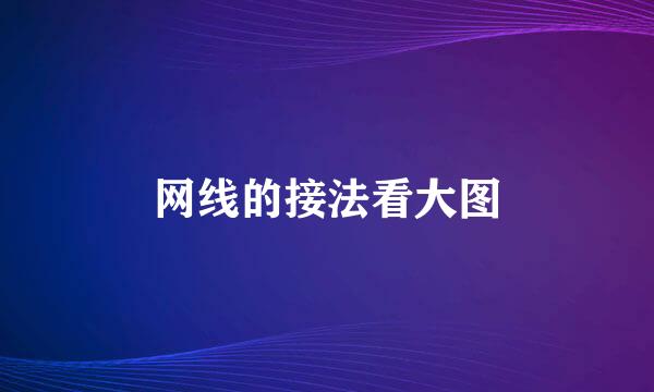 网线的接法看大图