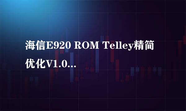 海信E920 ROM Telley精简优化V1.0版，深度优化