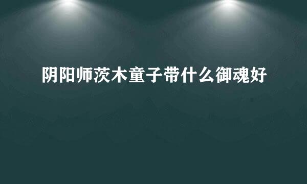 阴阳师茨木童子带什么御魂好