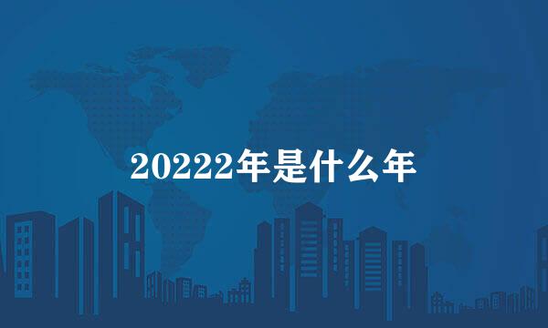 20222年是什么年