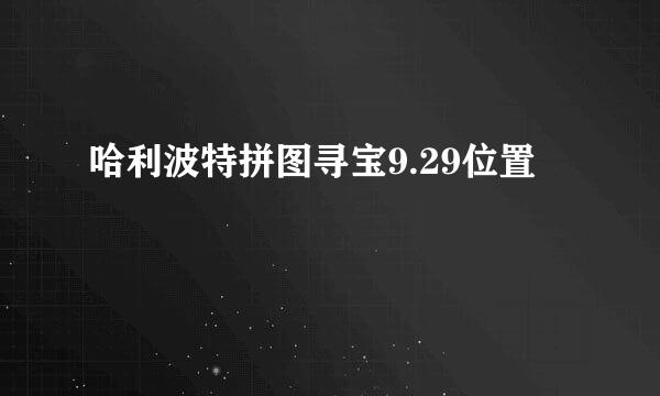 哈利波特拼图寻宝9.29位置