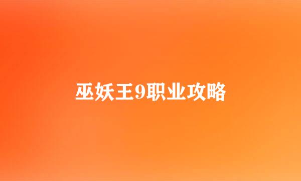 巫妖王9职业攻略