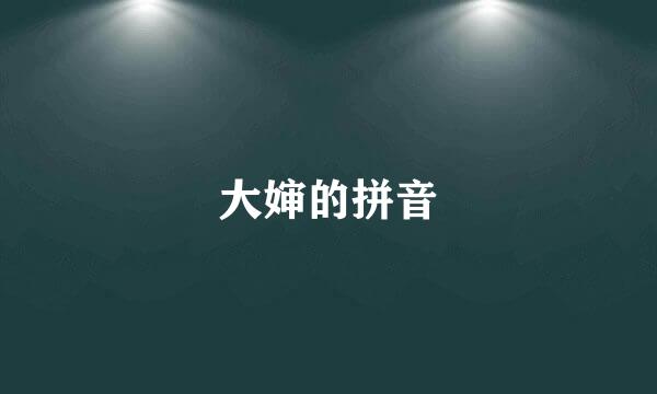 大婶的拼音