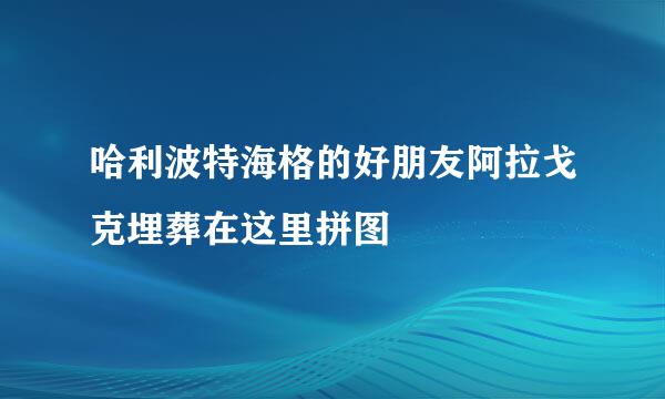 哈利波特海格的好朋友阿拉戈克埋葬在这里拼图