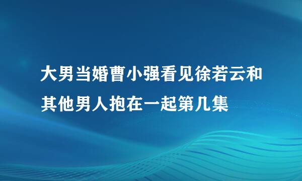 大男当婚曹小强看见徐若云和其他男人抱在一起第几集