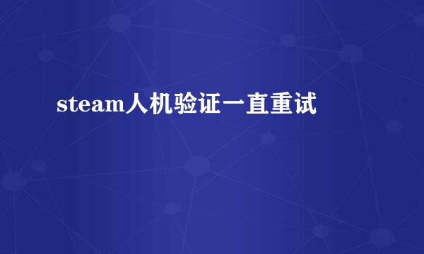 steam人机验证一直重试